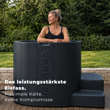 Premium Eisbad für Zuhause – Eisfass Pro X (maximale Leistung & Isolierung)