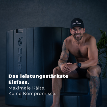 Eisfass Pro X – Dein Premium-Eisbad bis 3 °C mit Isolation und optionalem Kühlsystem | 110 cm | 450 Liter