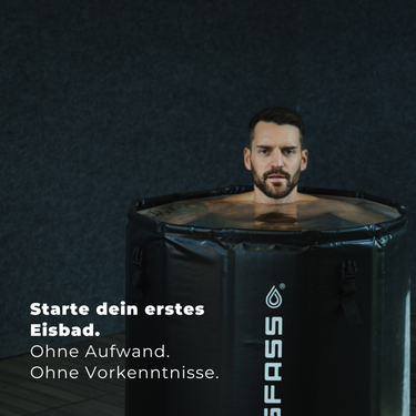 Eisbad für Zuhause – Eisfass Easy 2.0 Kältebad mit Deckel | Eisbaden Tonne 250L